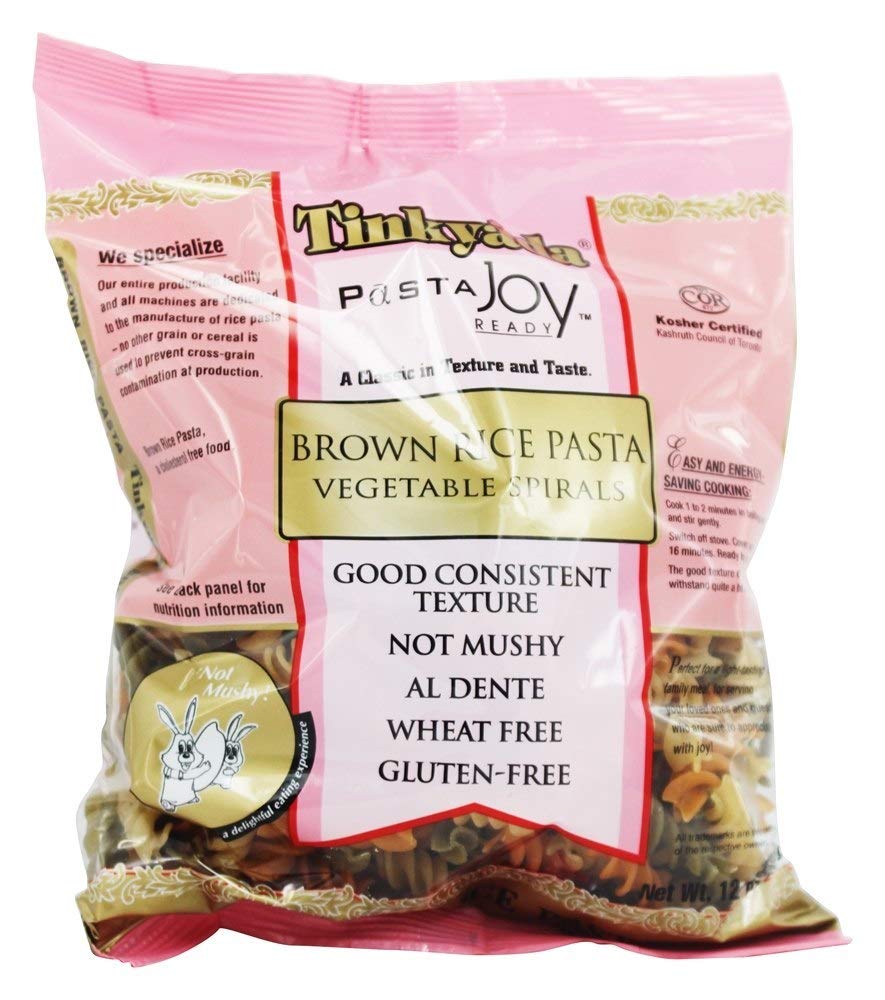 Tinkyada Vegetable Spirals, Gluten Free, 12-ounces (Pack of6)