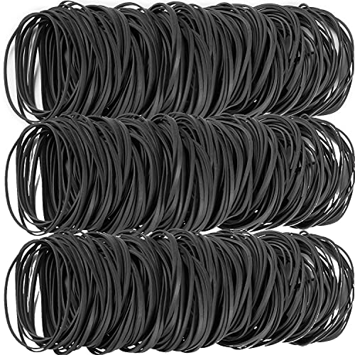 Amuu Rubber Bands Black Size 33 Rubber Band 200 Pieces #33 Rubber Band For Office Supply Home Money File Folders Strong Elastic Rubber Bands #TOP2