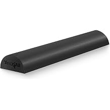Yes4All Medium Firm Half Foam Rollers for Post-Workout Relaxation, 12/18/24/36 inch PE Foam Roll for Back Massage & Yoga Exercise