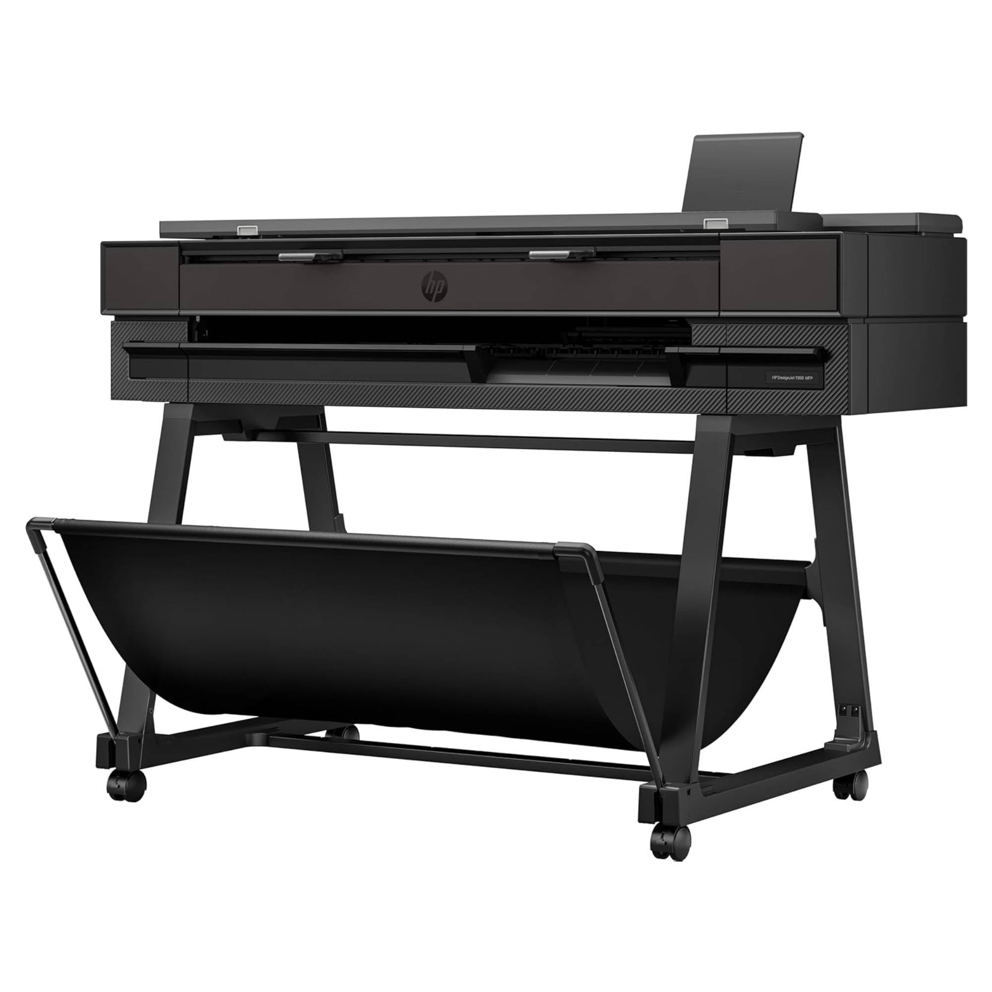 HP DesignJet T850 91 cm (2Y9H2A), Multifunktions-Großformatdrucker, Plotter, Scanner mit Frontladung, Standard A4-A0, 90 A0-Drucke/Stunde, Wi-Fi, Ethernet, 2 Jahre Garantie, Click, Schwarz