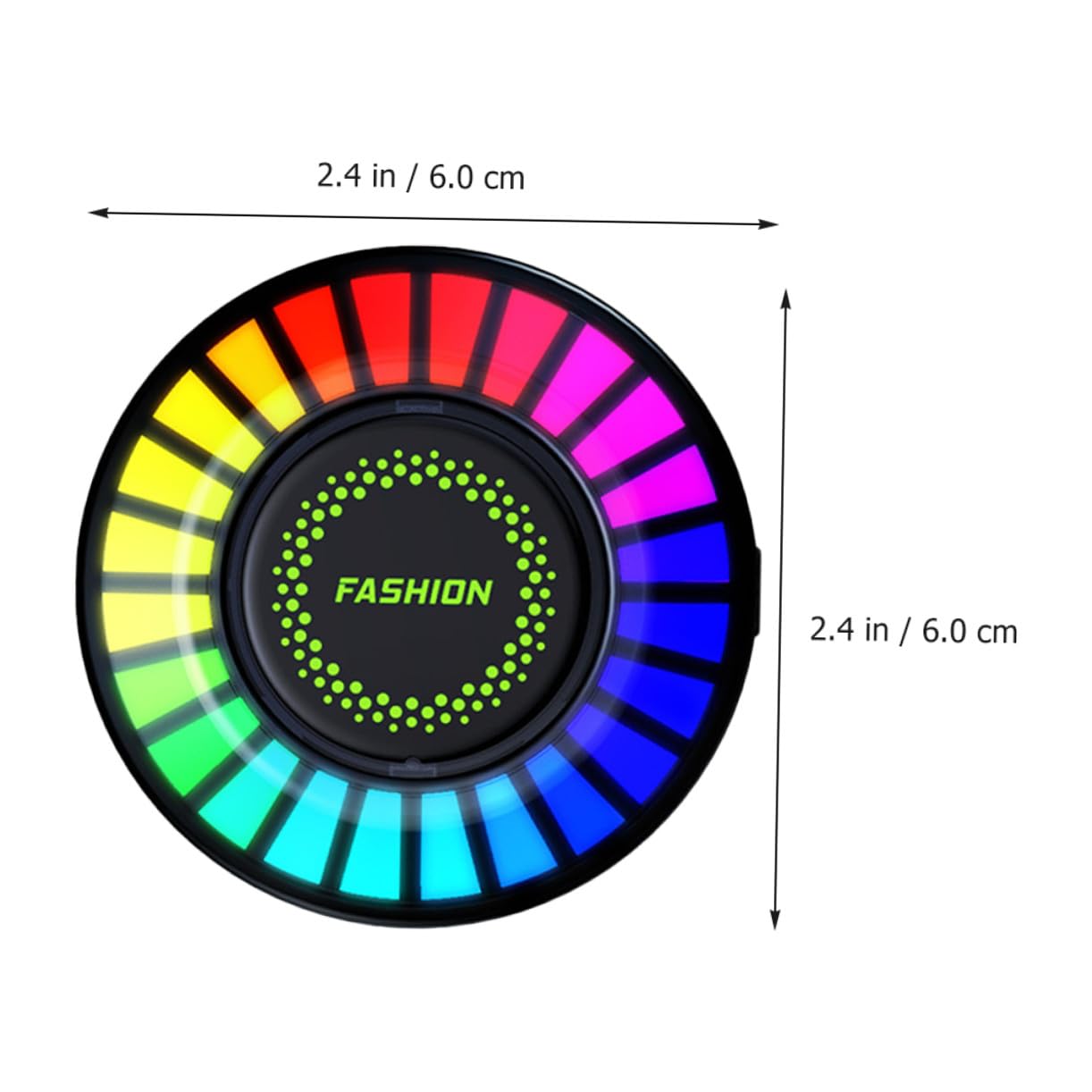 Gatuida 4pièces Diffuseur De Parfum Auto avec LED RGB Éclairage Ambiance Et Aromathérapie Accessoire De Décoration Intérieure pour Voiture