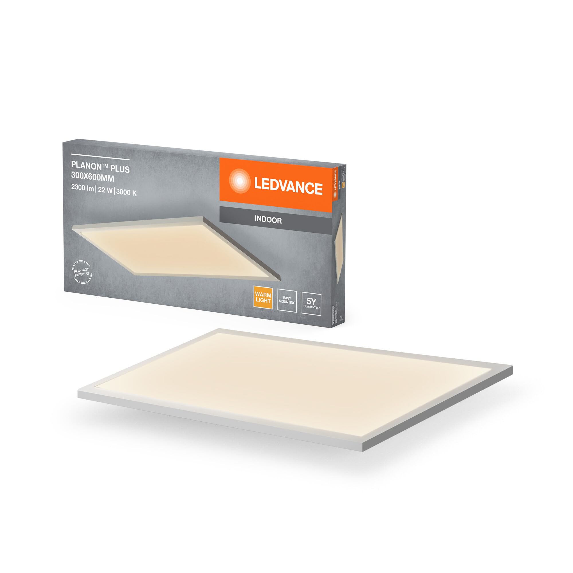 LEDVANCE Planon Plus plafoniera in bianco con tecnologia LED avanzata, 22 | , Ceiling Luminaire, dia, , confezione da 1