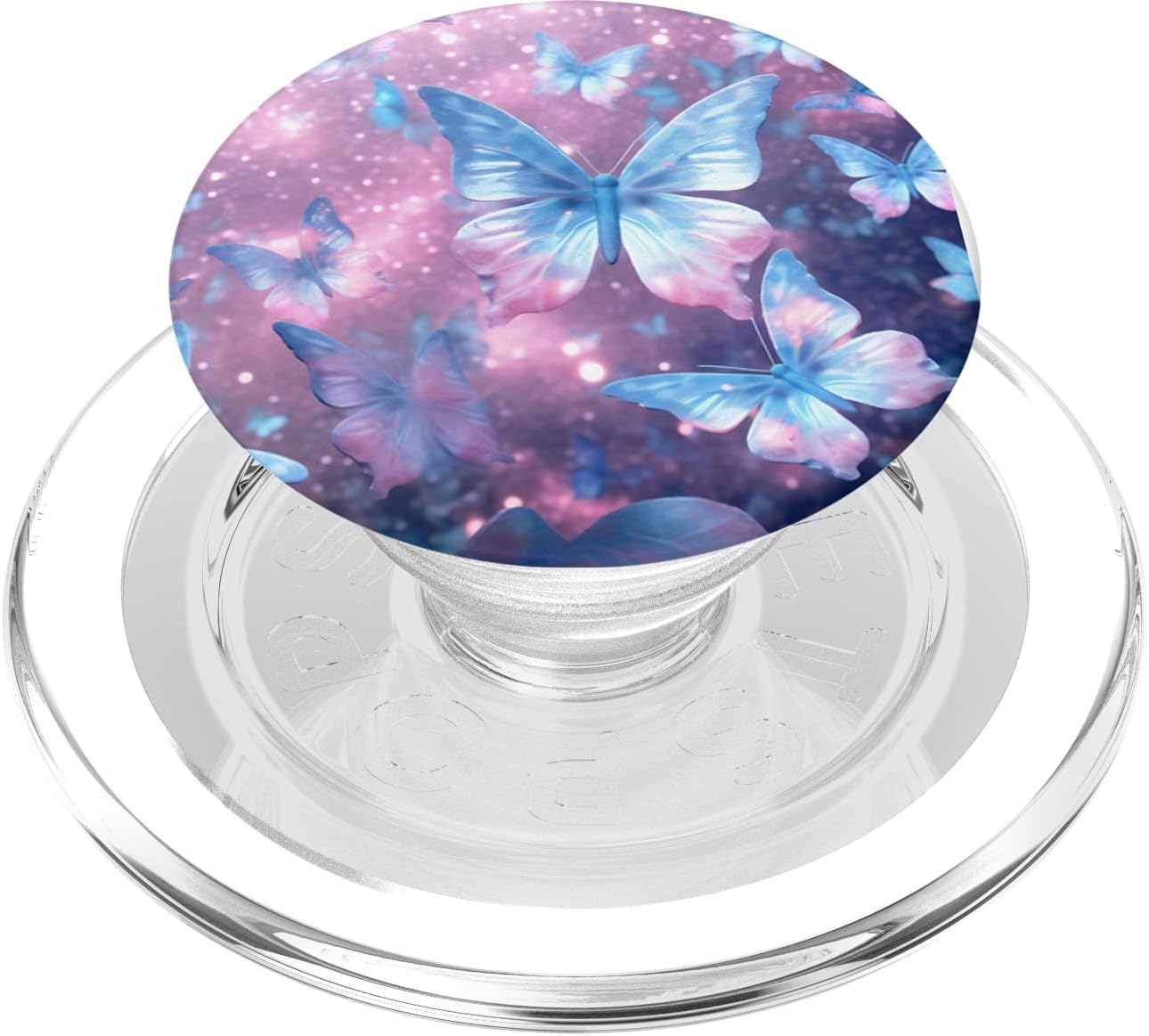 Pastel Monarch Butterfly - Pretty Butterfly Blue Butterflies PopSockets MagSafe PopGrip for iPhone