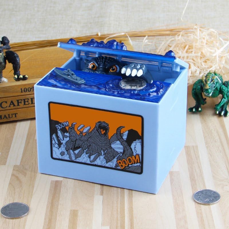 Amazon.co.jp: ミュージックつき自動ゴジラ貯金箱 43234-2384 : おもちゃ