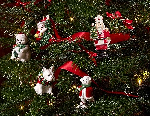 Spode Christmas Tree French Bulldog Ornament Single, Multi Color, Height 8.5cm - Image 4
