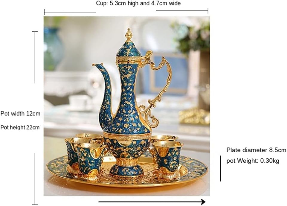 Liquor Wine Set Antique European-Style Gift Box Jin Wedding Birthday Gift Living Room Decoration