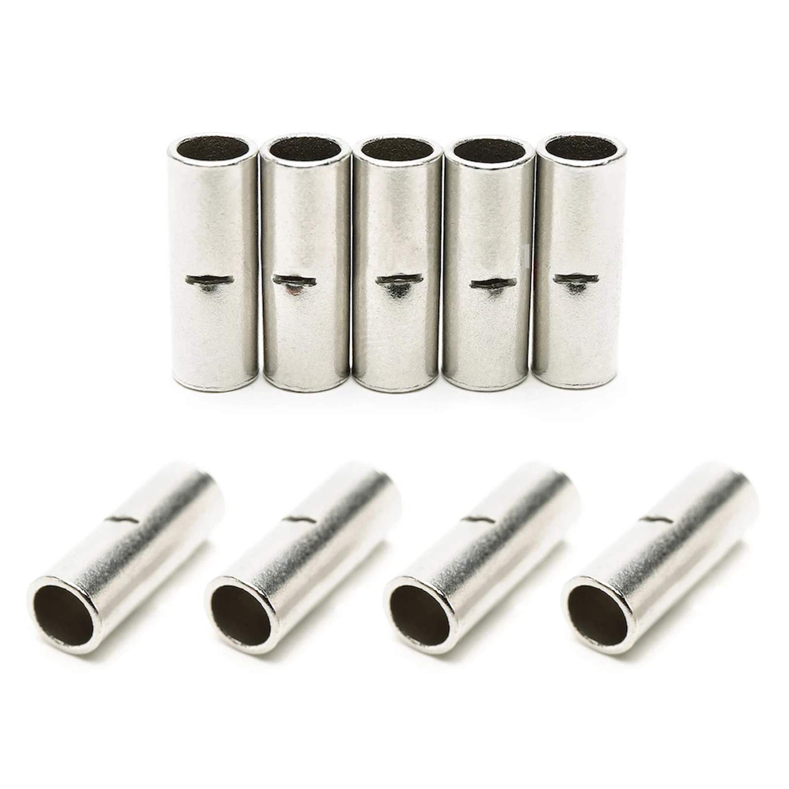 Teansic 50Pcs Non Insulated Butt Connectors, AWG#8 Seamless Uninsulated Wire Connectors Electrical Wire Ferrule Tinned Copper Crimp Terminals (B08XBJ6FGY) Amazon Price History, Amazon Price Tracker
