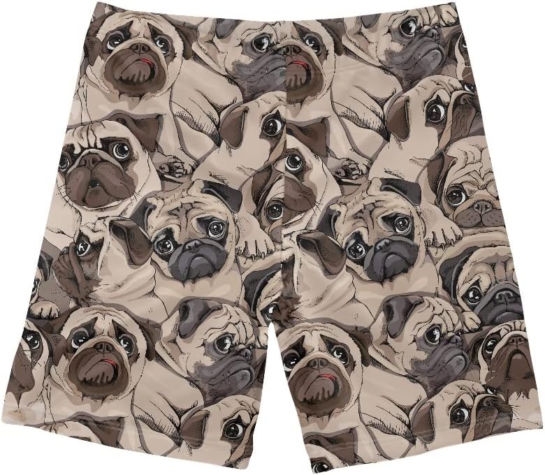 POLEROToddler Boys 3D Print Soccer Water Football Swim Trunks
