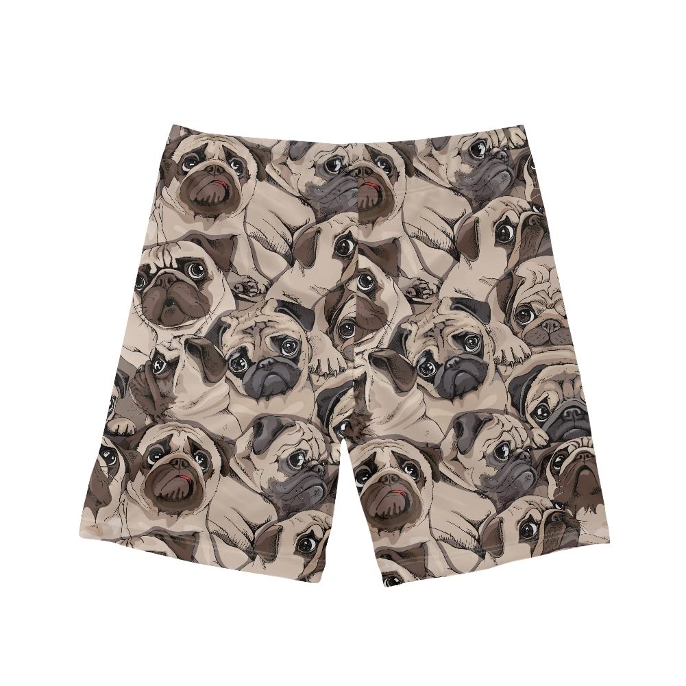 POLEROToddler Boys 3D Print Soccer Water Football Swim Trunks