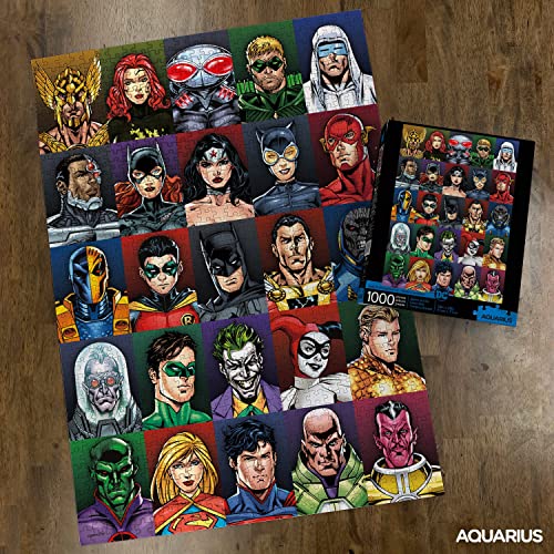 Aquarius 65359 Dc Comics Puzzle Cast Faces thumb #2