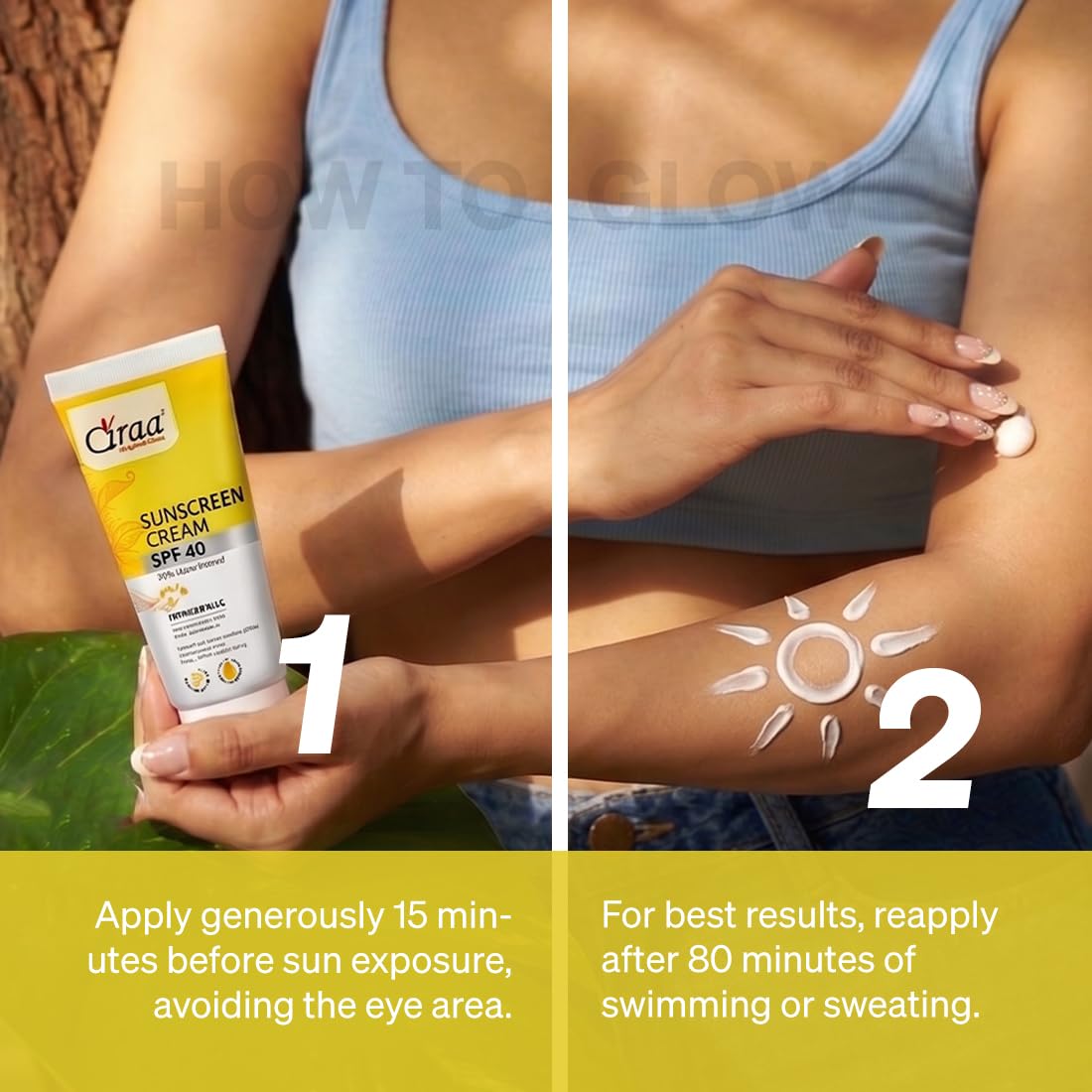 Qraa Sunscreen - SPF 40 PA++++ Sunscreen Cream SPF 40|Helps Remove Tan|Helps in Sun Burn| Pack Of 2 (200gm, 2) 3