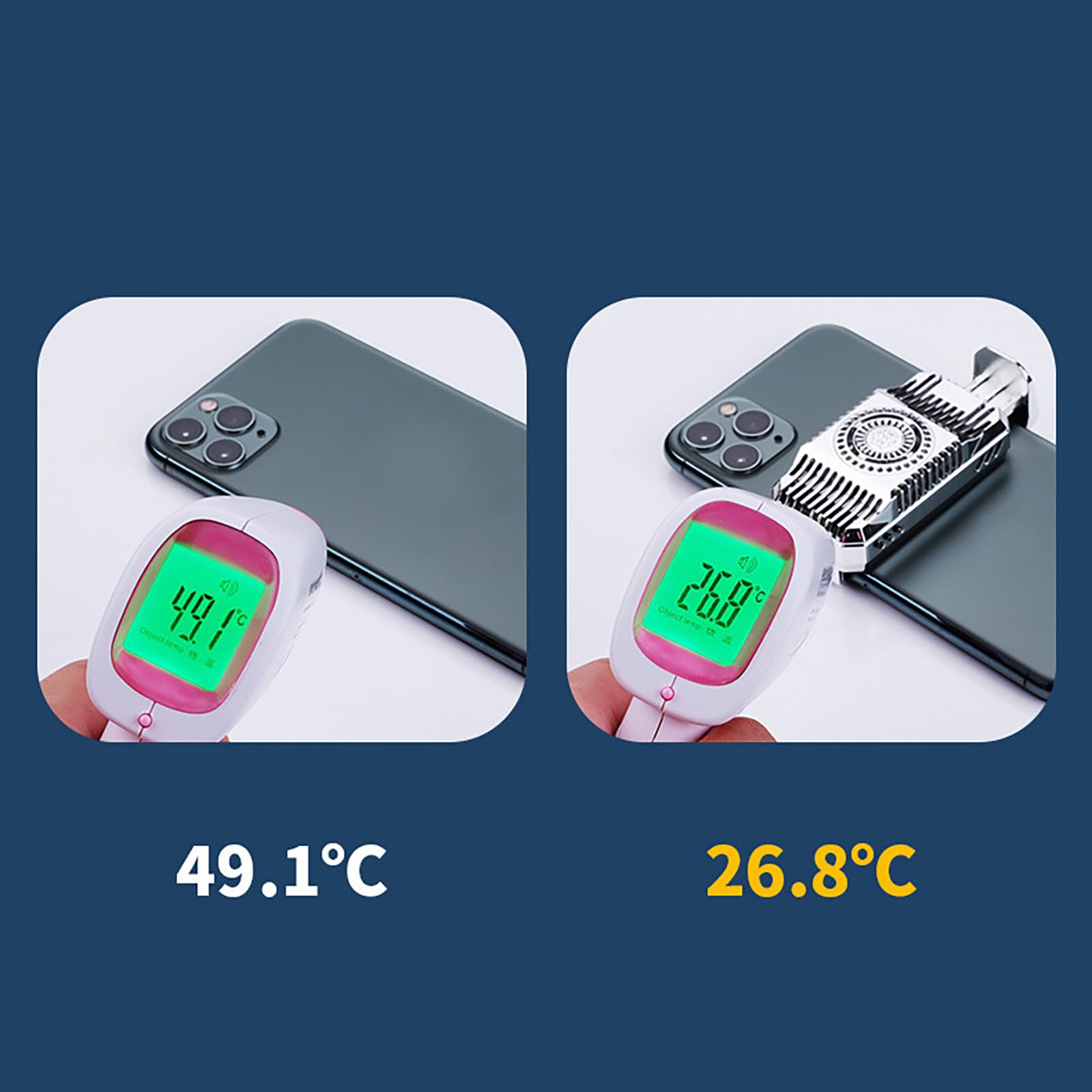 Amazon | スマホ タブレット 冷却ファン 急速冷却 効果 史上最