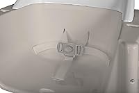 Vista 2 de Foundations Secure Sitter - Silla de alimentación de altura ajustable de 7 a 13 pulgadas, 1 paquete, pies estables "sin punta", arnés ajustable de 3