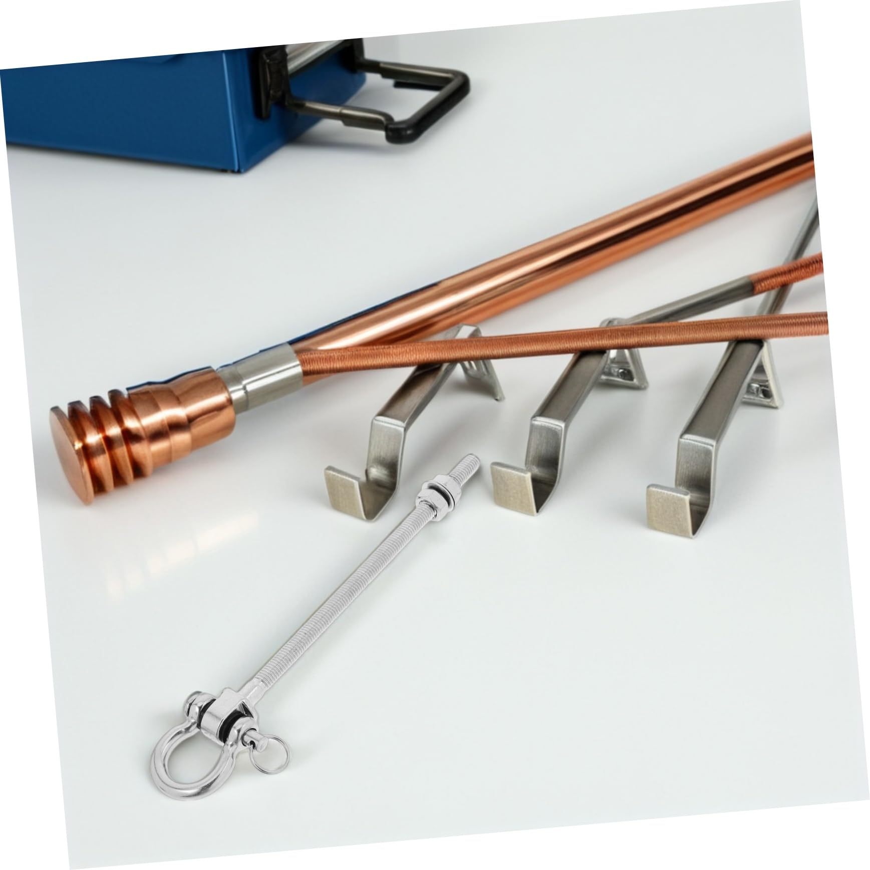 Ganchos Giratorios para Silla Columpio de Acero Inoxidable 2 Piezas