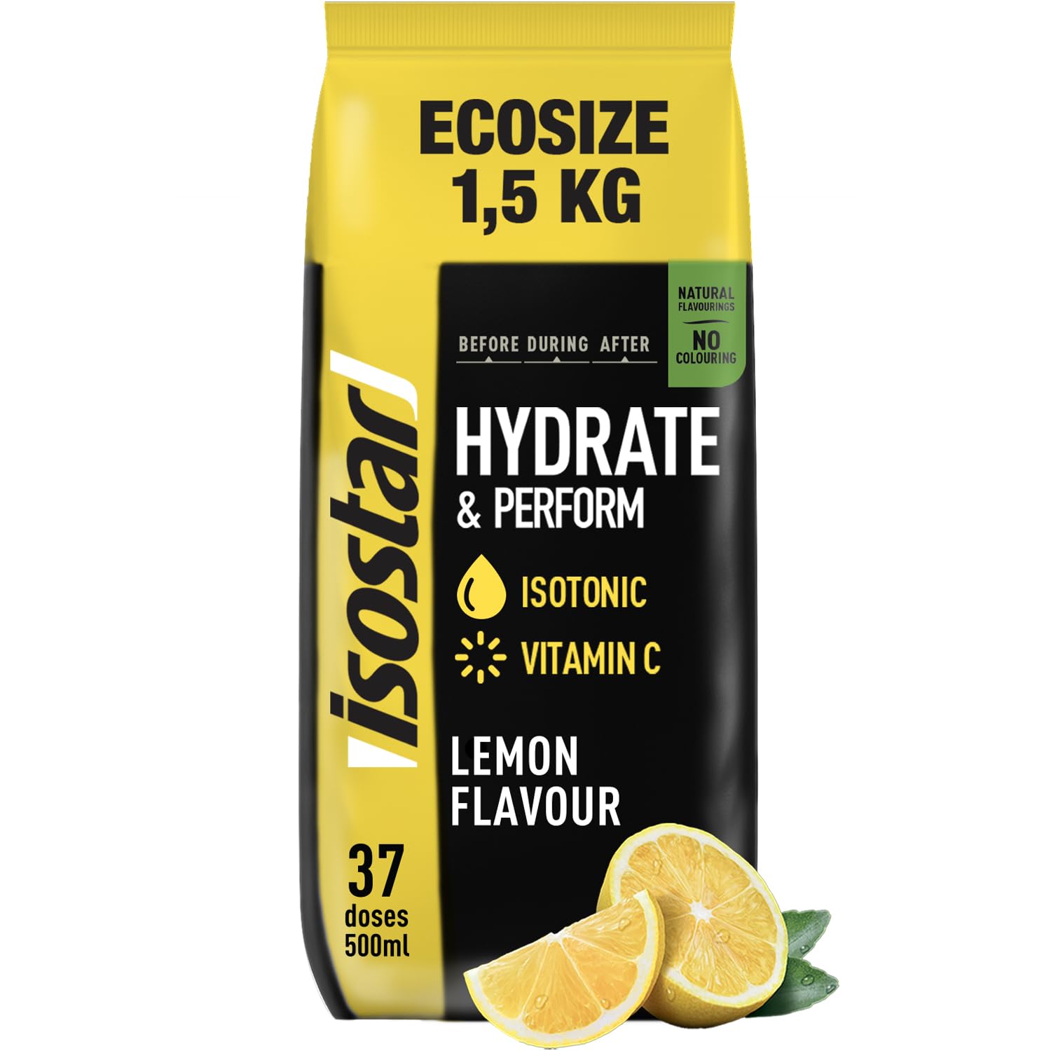 Concentrate Pack of 1 x 1500 g Isotonic Carbohydrates Irrigation Electrolytes Calcium Magnesium Sodium Flavor Lemon