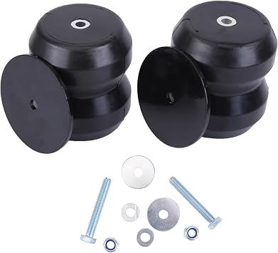Suspension Enhancement System, GMRCK15S Rear Timbren Suspension Rubber Helper Spring Kit Compatible with Silverado1500 for G*MC for Sierra1500 1999-2020