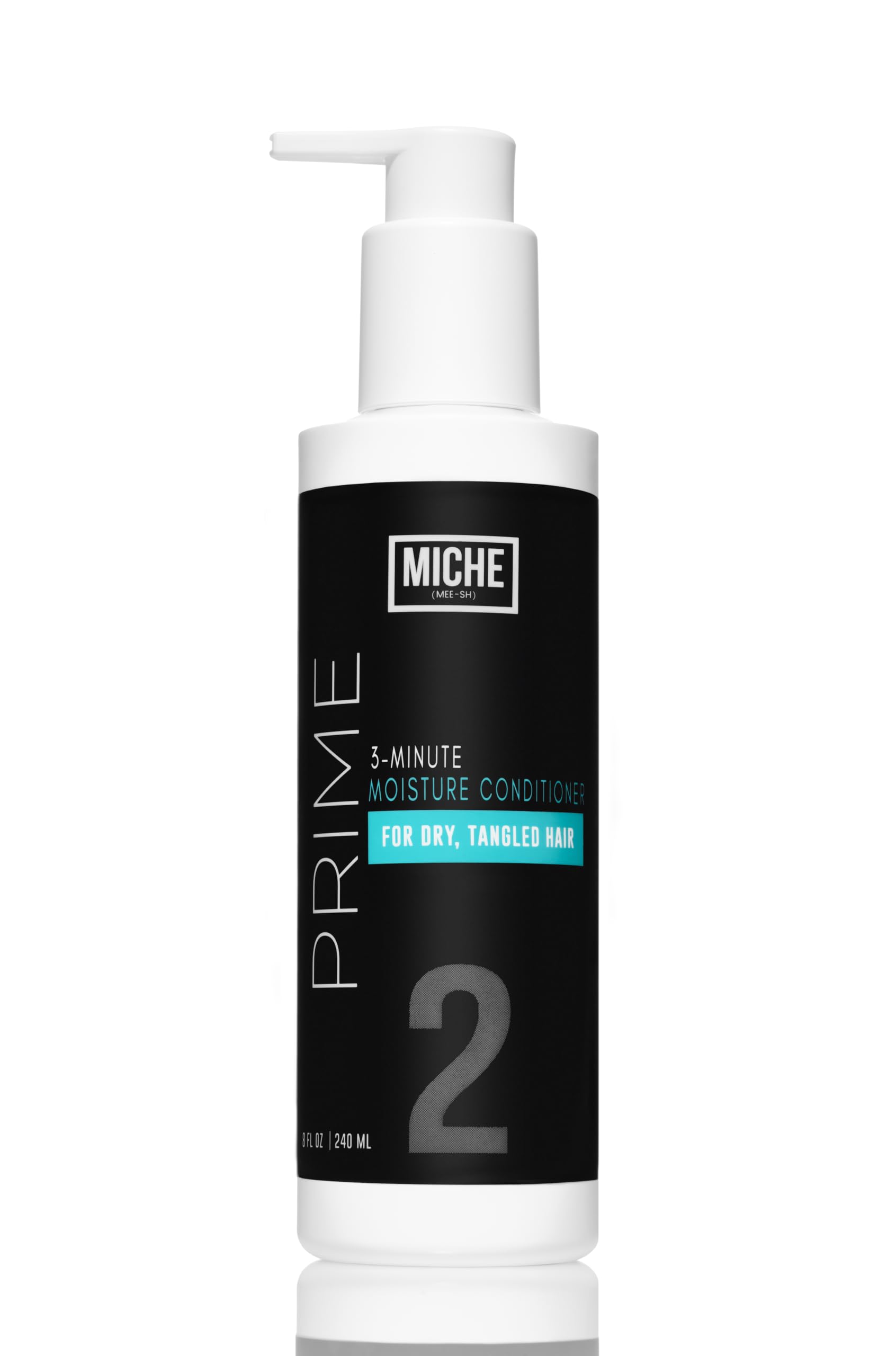 Miche Beauty Prime 3-Minute Moisture Conditioner - Hydrating & Deep Conditioner for Dry, Curly, Damaged Hair, Sulfate-Free, Moisturizing & Lightweight Natural Conditioner for Fine Hair