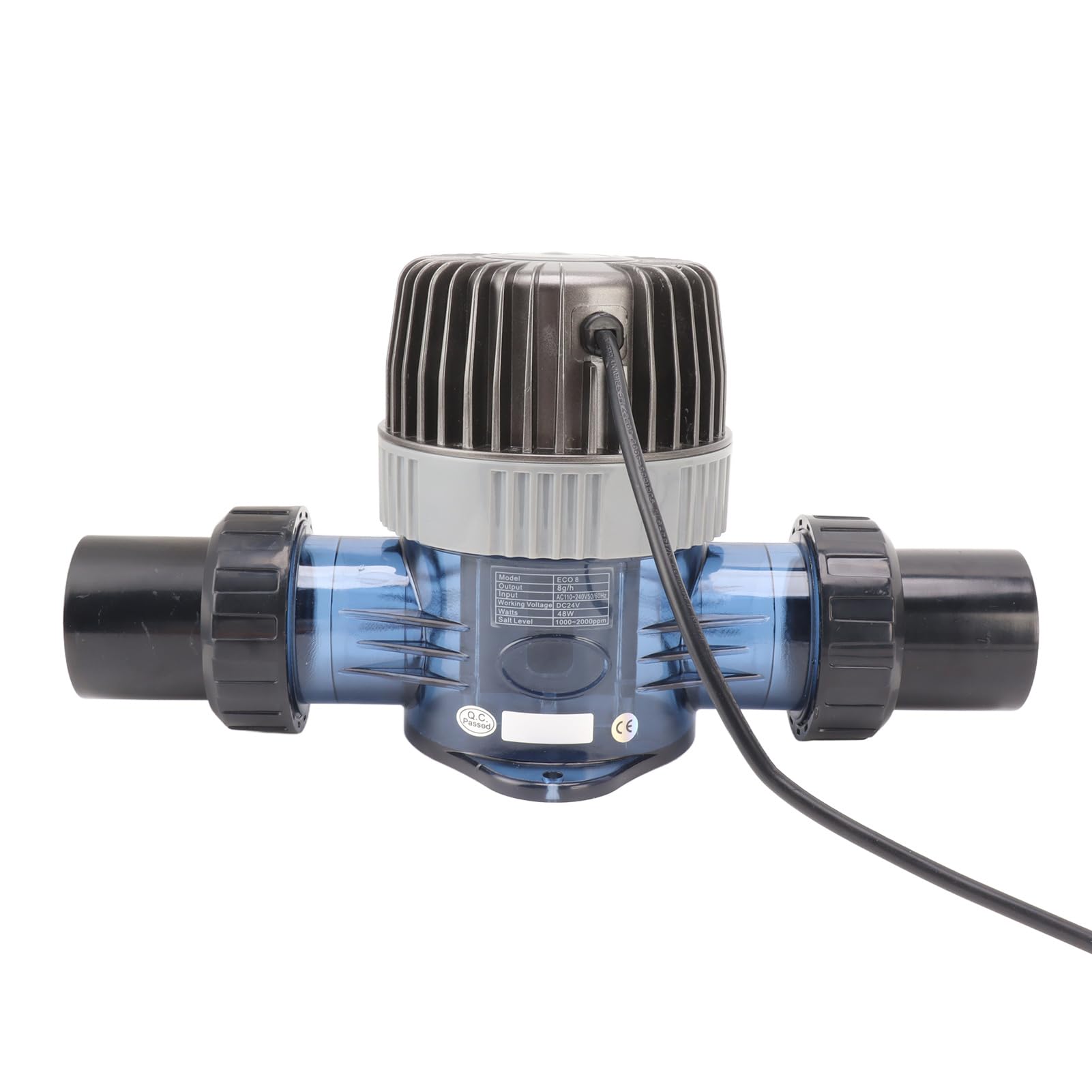 Haofy Chlorinateur de Sel Générateur de Chlore Autonettoyant Cyclique Haute sécurité pour Piscine Spa AC110-240V (ECO8)
