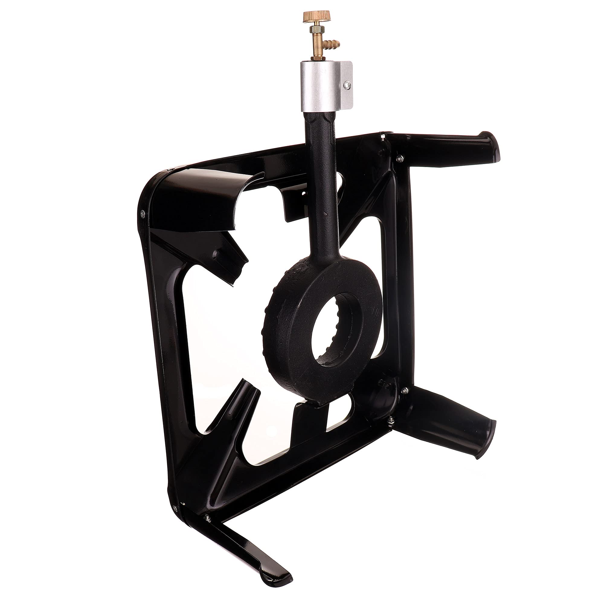 TC TECHNIC Campingkocher|Gasherd Brenner 8,8 kW 40x40cm + Reduzierstück | Mini Gaskocher | Brenner für Draussen | Camping Kocher
