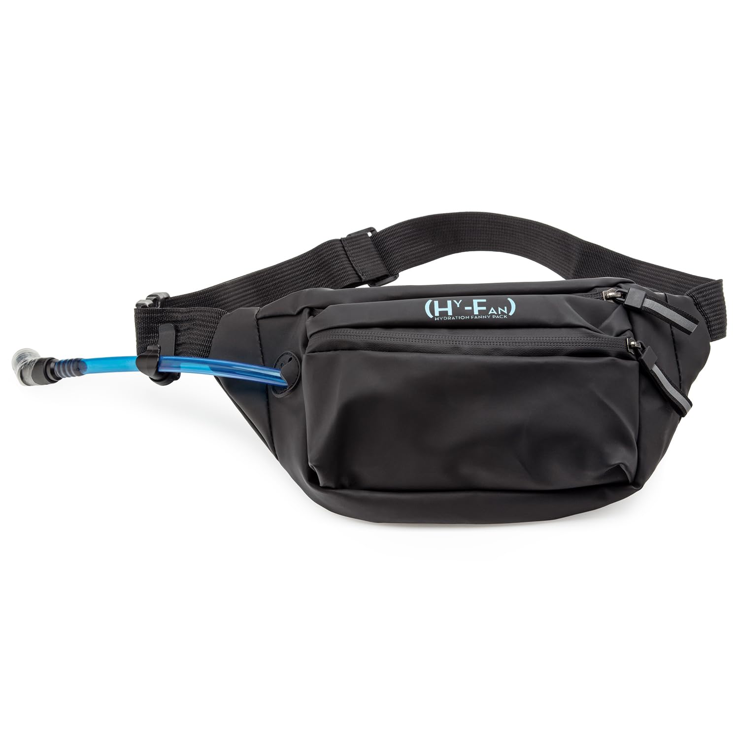 HY-FAN Handy On-The-Go Hydration Water-Repellent Malecon Premium Pack, Includes Magnetic Tube Holder and Extra-Wide Comfort Strap, 17 Fluid Ounce
