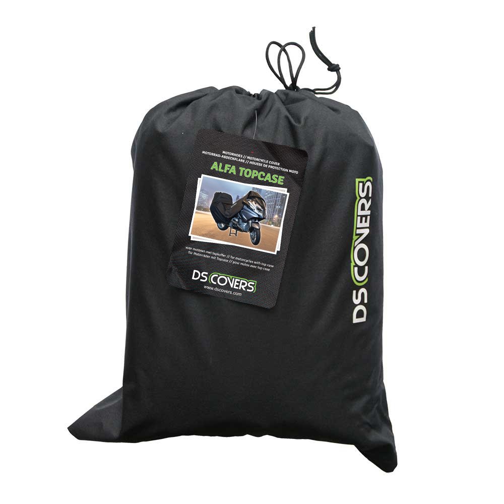 DS Housses 73160613 Alfa Universel pour Moto, Taille XXL, Noir
