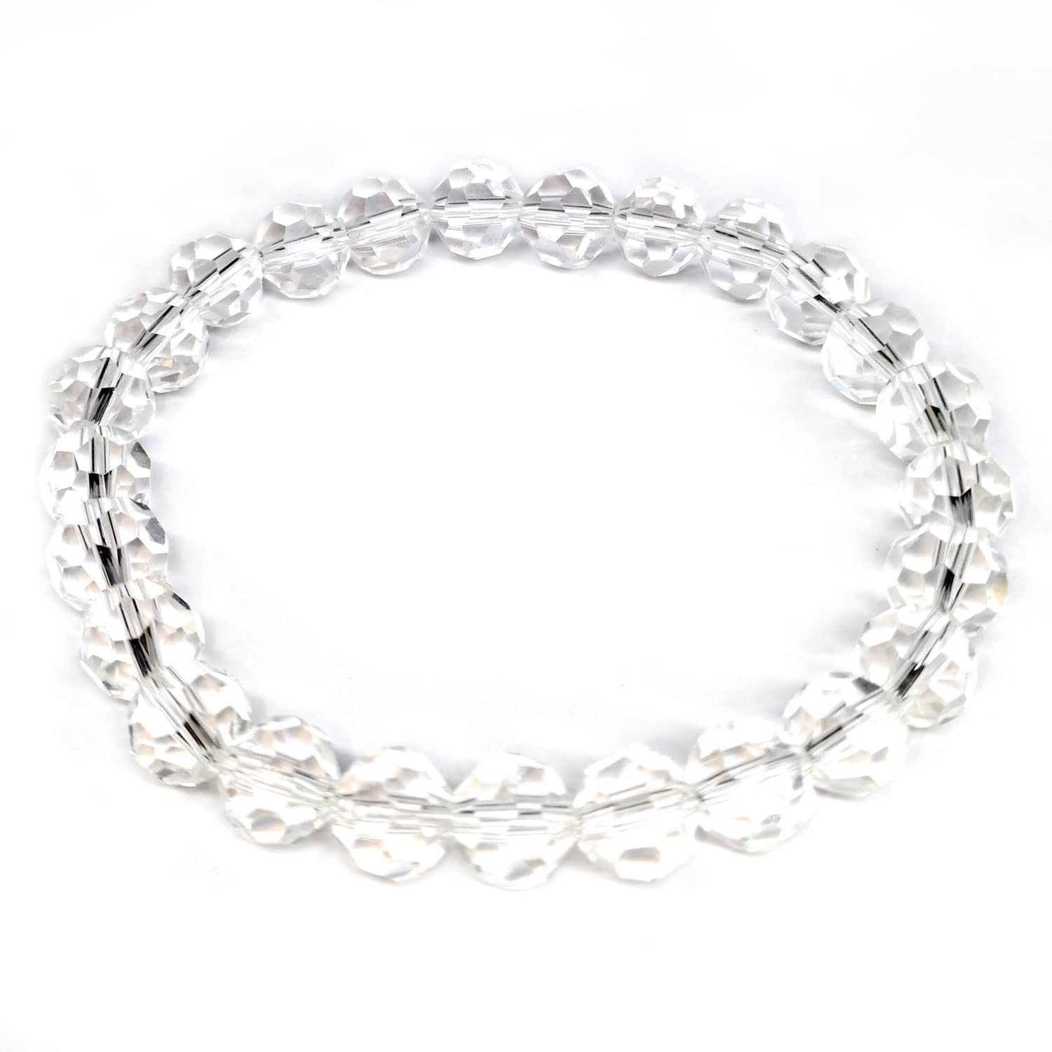 DAIVYA WELLNESSJewellery Bracelet for Women and Men - Natural Saphatik Healing Bracelet Reiki Chakra Crystals Healing | Multi Color Beads | Fashion Jewellery