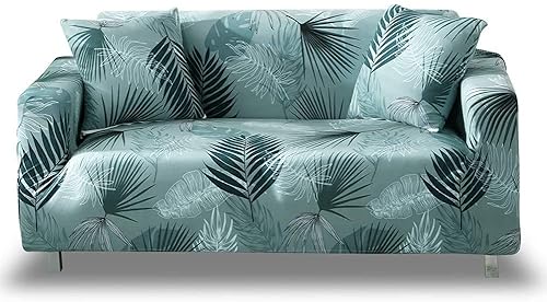 HOOBUY Printed Sofa Cover Stretch Couch Covers Patterned Loveseat Slipcovers