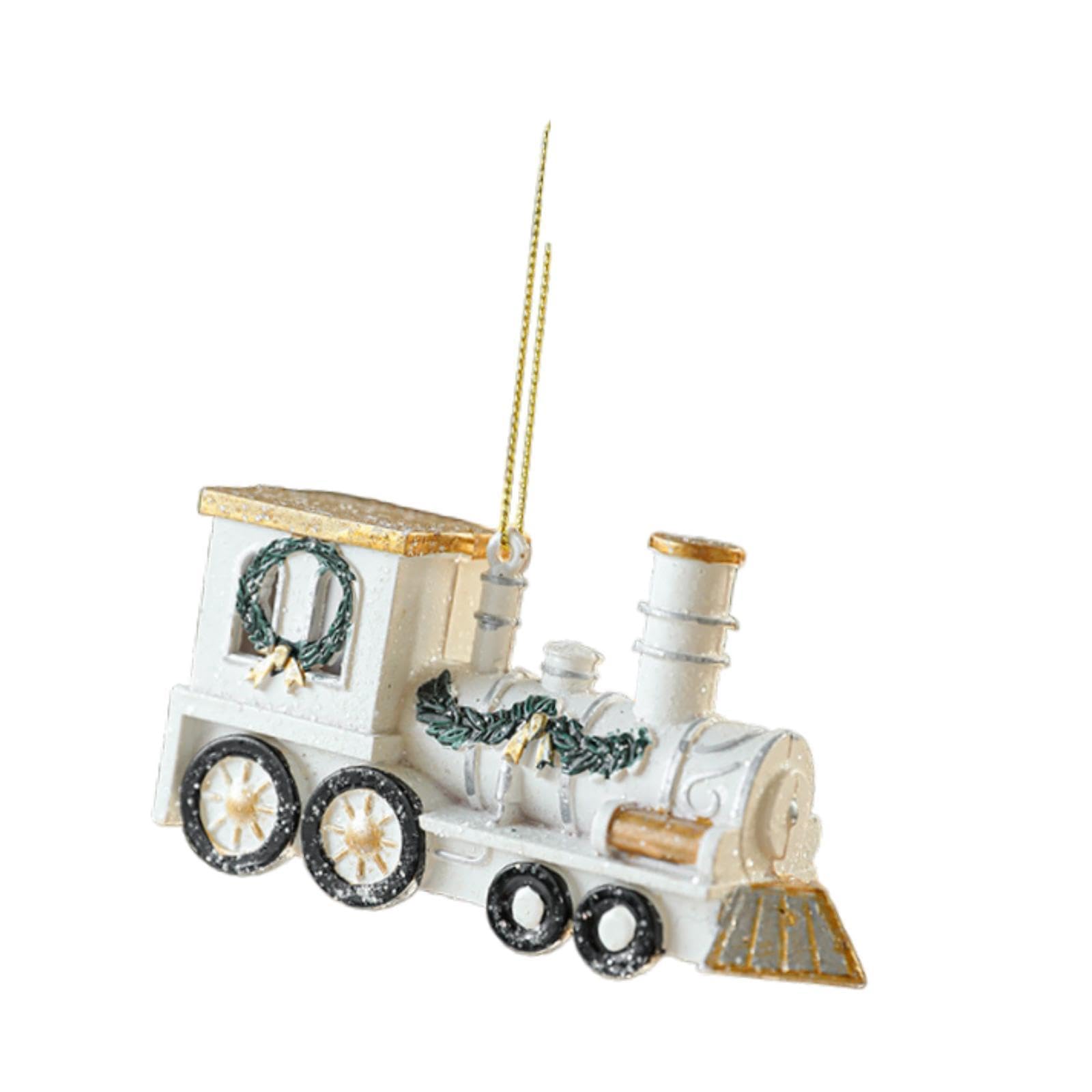 Pendentif Train de Noël et artisanat de Noël pour décorations de jardin ou salon