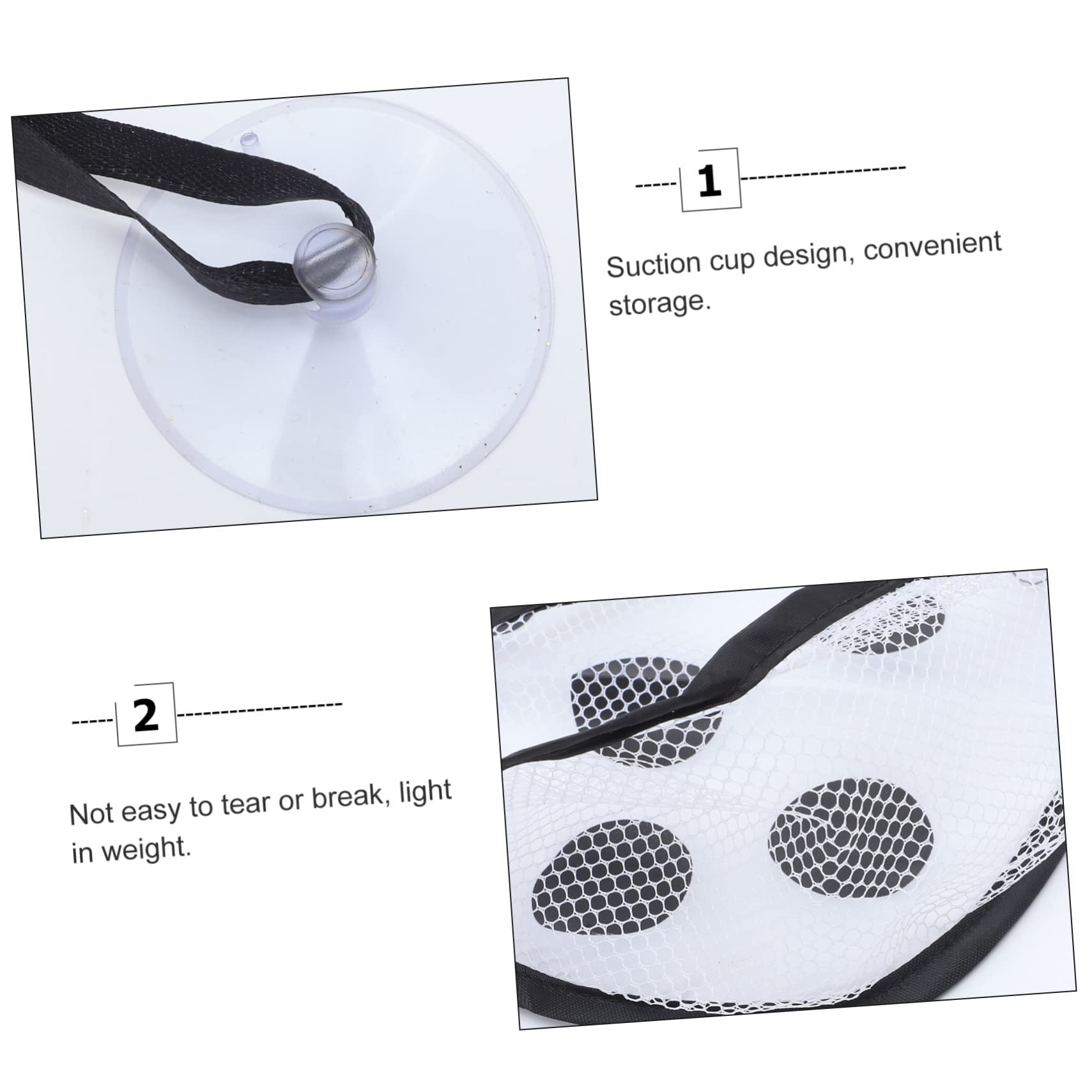 VICASKY 5pièces De Rangement Maille Pour Jouets De Bain Organisateur De Jouets Pour Garçon Fille Avec Ventouse Design Animaux Carton Panda Pratique Et Spacieux Pour Salle De Bain