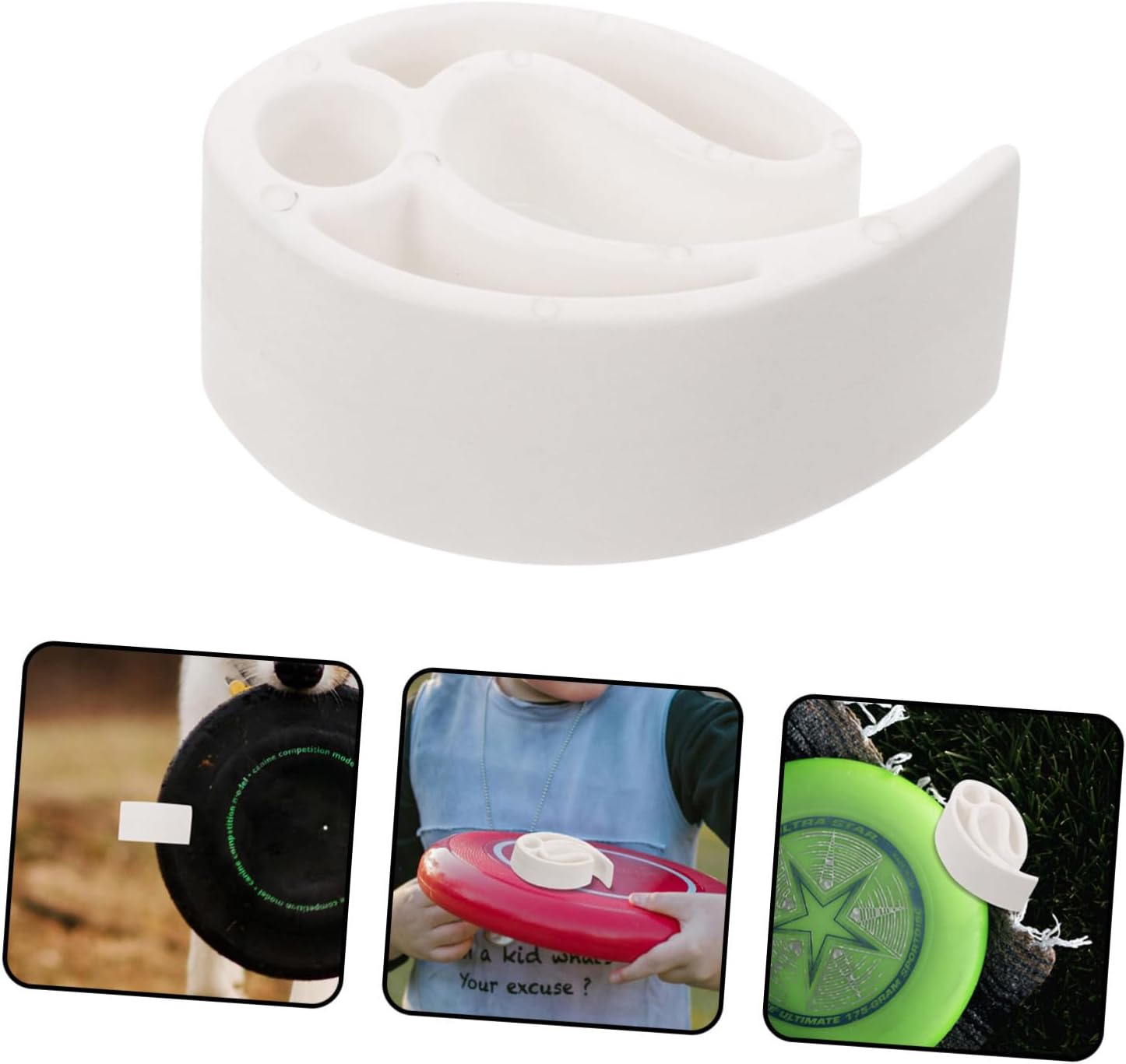 Lightweight Portable Flying Disc Clip Holder, PE Accessory for Outdoor Play