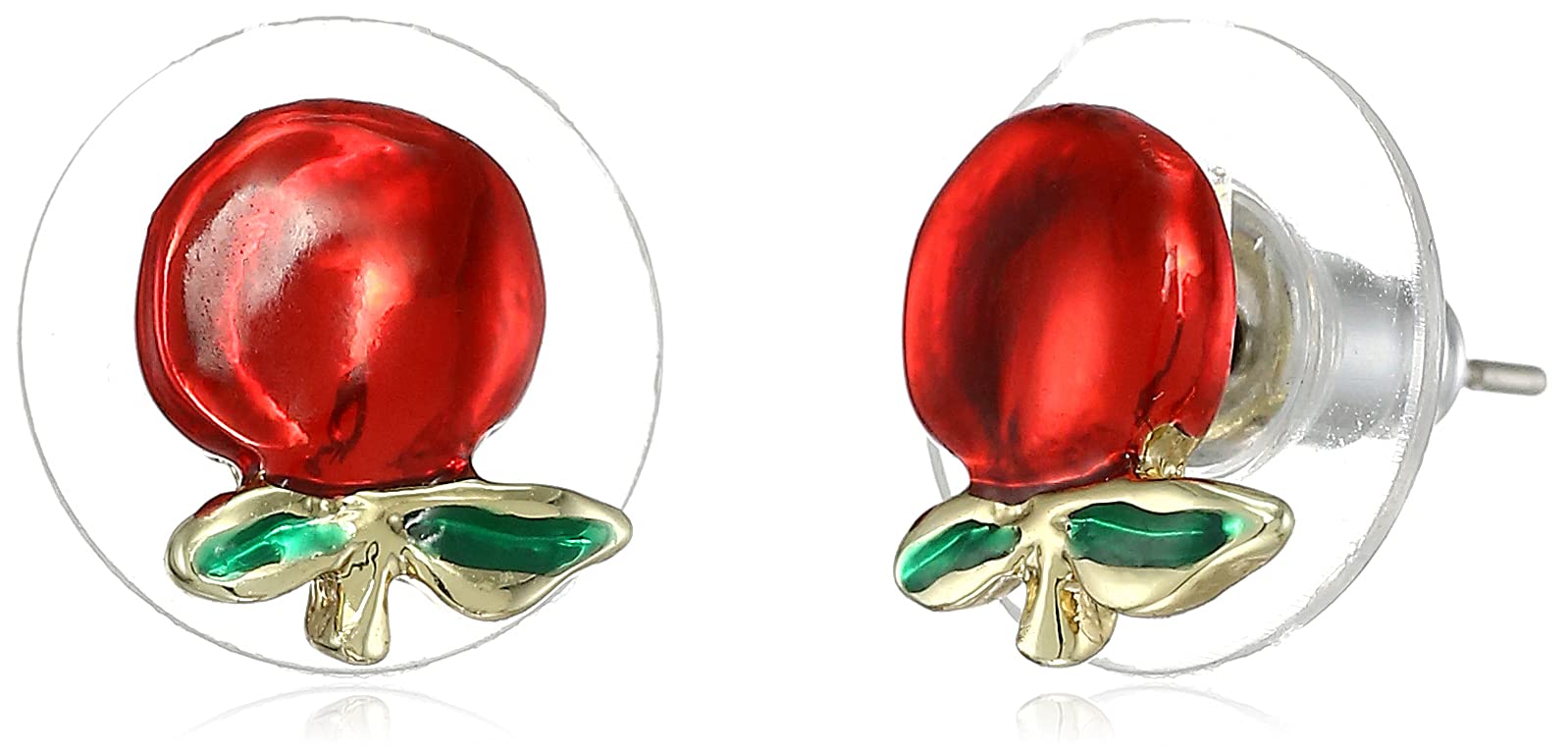 Estele Gold Tone Animated Flower & Leaves Enamelled Stud Earring for Women, One Size (578/719 ER) (B092MWCSZX) Amazon Price History, Amazon Price Tracker