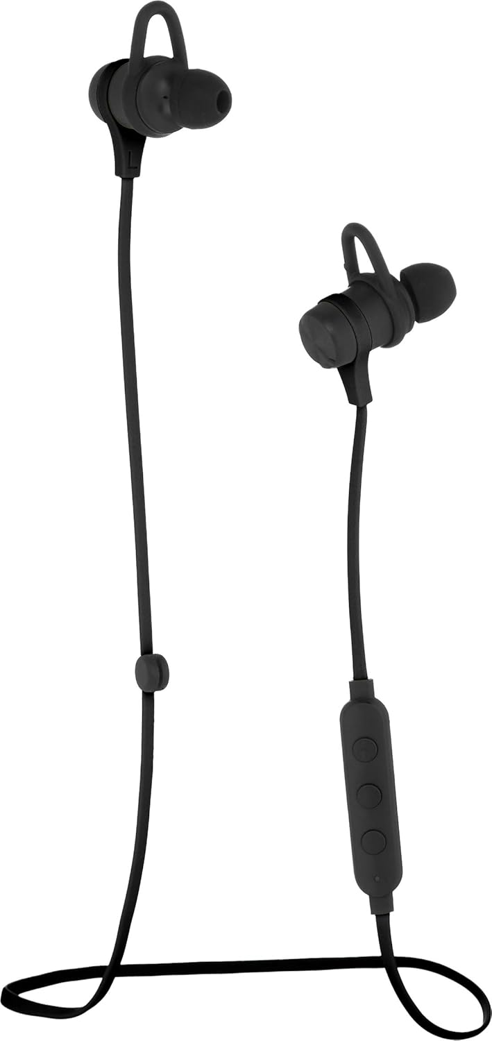 Amazon.com: Amazon Basics Wireless Bluetooth Fitness Headphones Earbuds ...