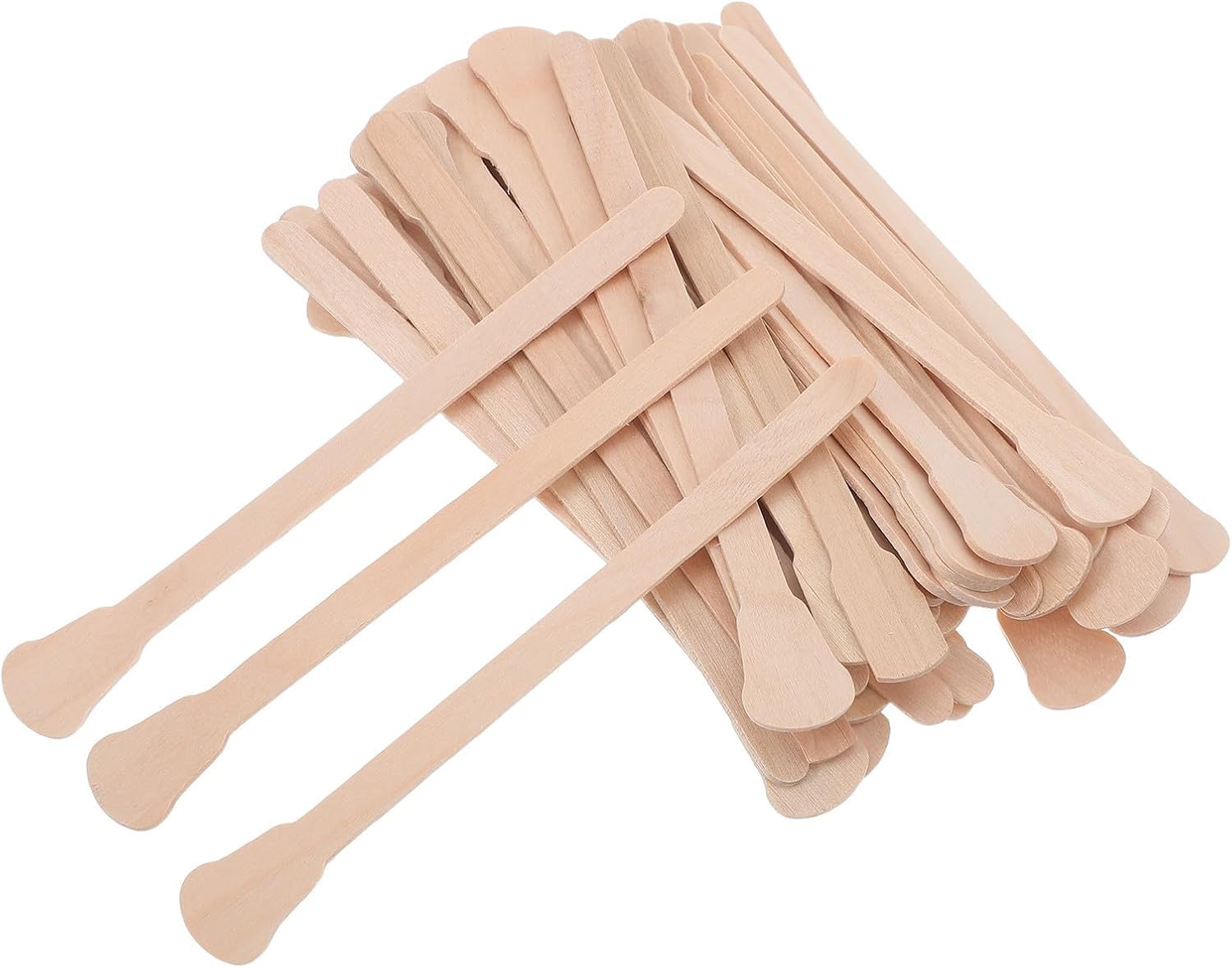 300pcs Wooden Stir Sticks for Epoxy Acrylics Dual Ended