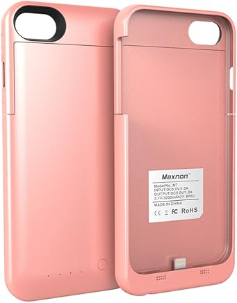 ANTENNA iPhone 7 Charger Case, Ultra Thin Backup External Battery Charger Case Rechargeable Power Bank Case,Portable Backup Power Bank Case For iPhone 7 - Rose Gold ANTENNA iPhone 7 Charger Case, Ultra Thin Backup External Battery Charger Case Rechargeable Power Bank Case,Portable Backup Power Bank Case For iPhone 7 - Rose Gold