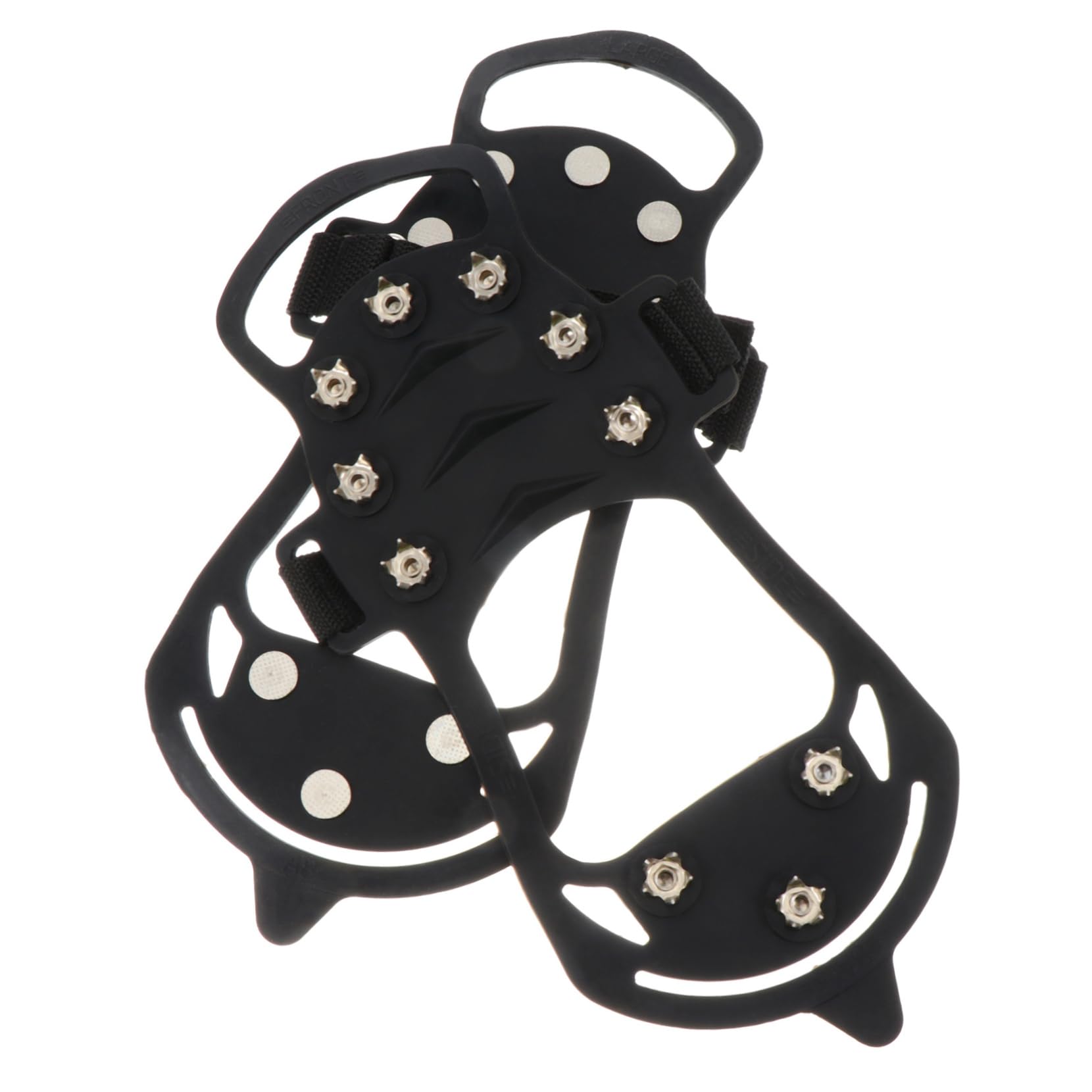 OATIPHO Snow Anti Slip Shoe Ice Traction Cleats– Winter Shoe Spikes Snow 10-Studs Crampons for Outdoor Climbing