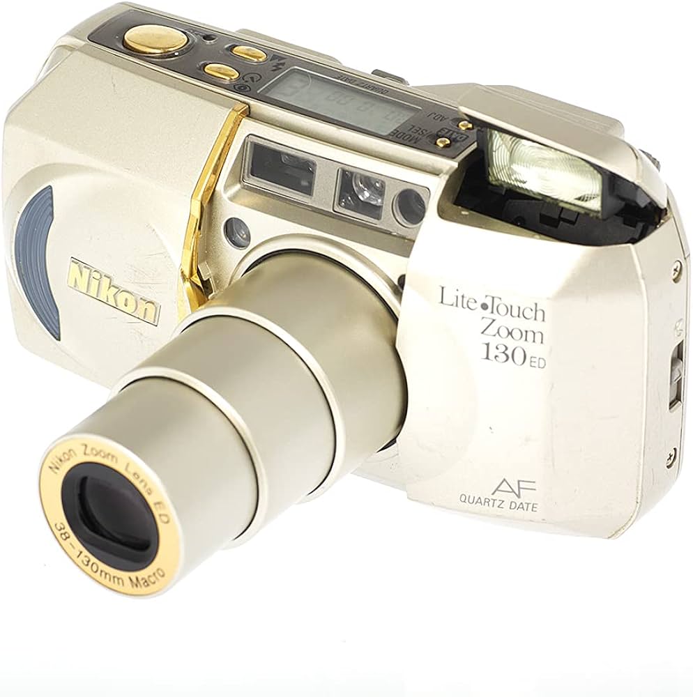 Nikon Lite Touch 130 ED/QD Zoom Date 35mm Camera: Film Cameras