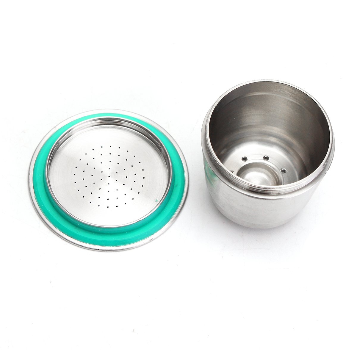 RanDal Copa Cápsula De Café De Molienda Fina De Acero Inoxidable Reutilizable Recargable Para Nespresso