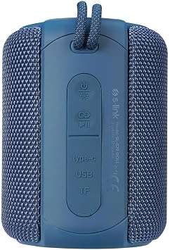 S-link SL-S79 Roll Mavi 6W 1200mAh USB-TF-TWS-IPX5 Bluetooth Hoparlör