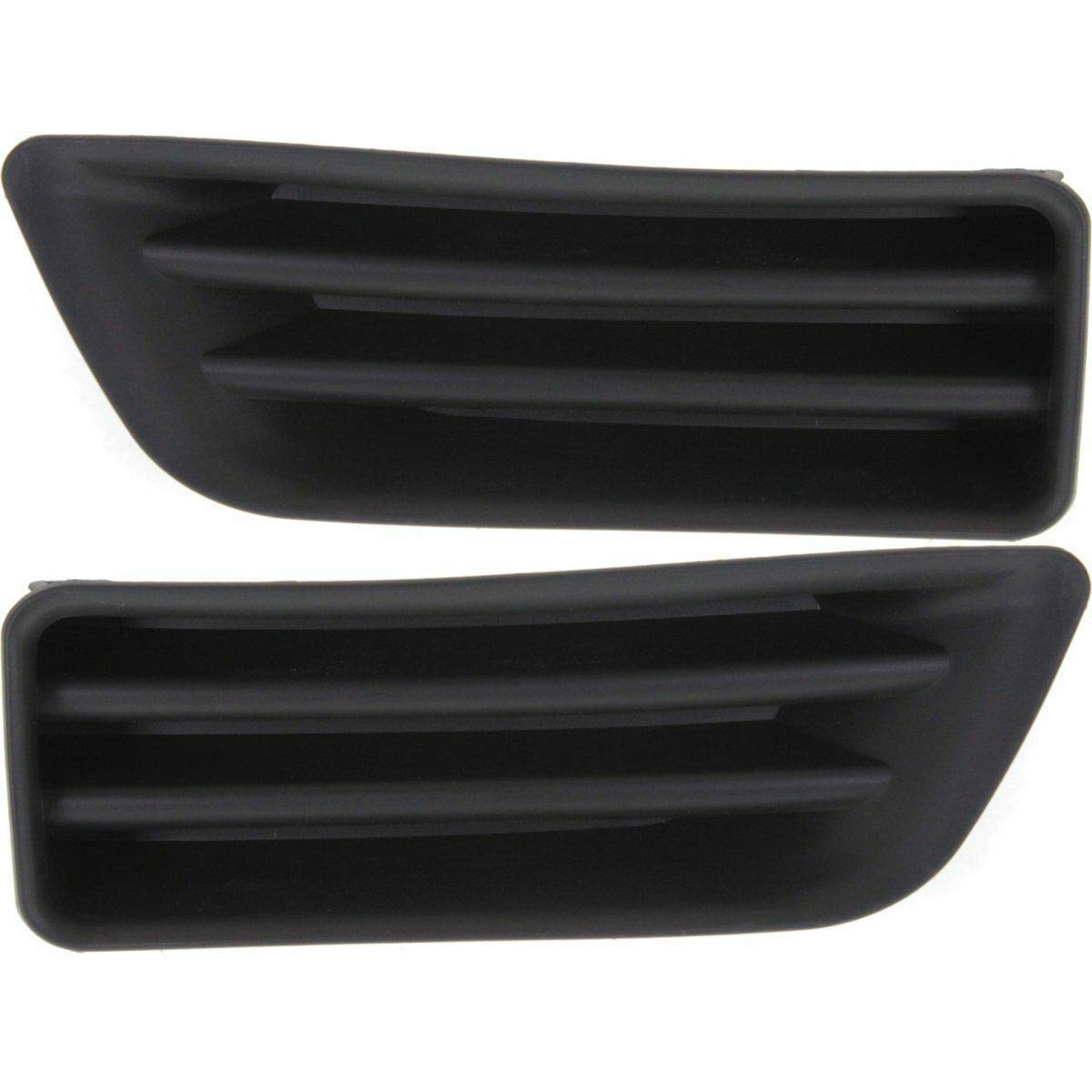 Parts N Go 2006-2007 Accord Sedan Fog Light Cover Set Driver & Passenger Side Left/Right Hand Black - 71108SDAA00 HO1039107