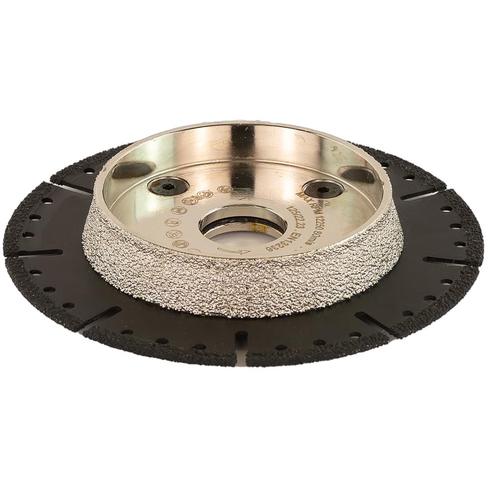 Diamant Trenn- und Anfasscheibe Ø 125 mm für Winkelschleifer – zum Trennen und gleichzeitigen Anfasen von KG-, GF-, PVC- und harten Kunststoffrohren