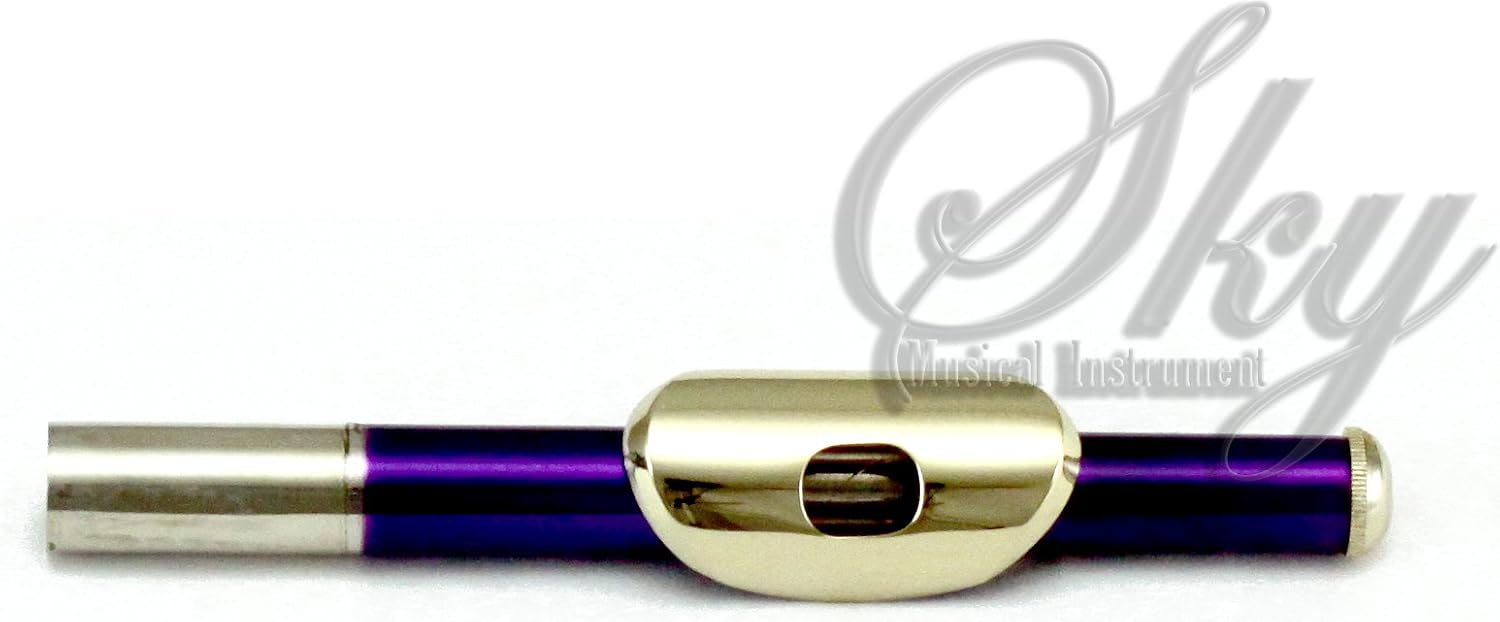 Sky(Paititi) Band Approved Orchid Purple Laquer with Gold Keys Piccolo Key of C with Hard Case, Cloth, Cleaning Rod, Joint Greasae and Screw Driver.