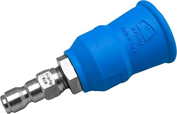 MTM Hydro Acqualine Pressure Washer Nozzle Guard Holder Tips Protector with 1/4 Quick Coupler Plug, 40 Degrees 4.5