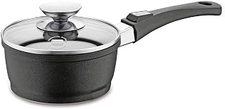 Berndes Topf Vario Click 16 cm, Induktion, Kochtopf mit Deckel, allherdtauglich, robuster Aluguss, antihaft beschichtet