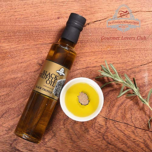 Black Truffle Oil | 250 Ml. / 8.8 Oz. | Vegan, Vegetarian, Kosher & Gluten Free | InterGourmandise - Thumbnail 2