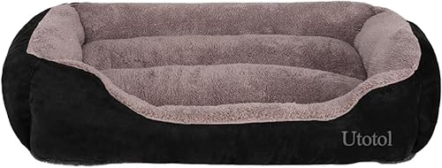 Miniatura 3 de Cama para perros de la marca Utotol cálida, rectangular, lavable cama para mascotas de firme algodón transpirable, para gatos también, cama