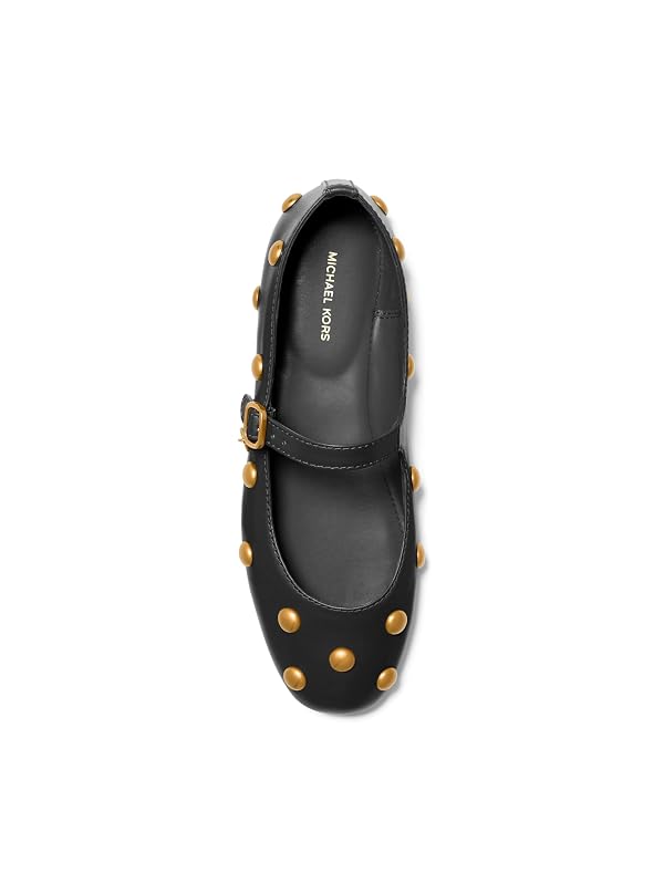 Michael Kors Women's Nellie Flex Ballet, Leather/Black, 5.5 by Michael Kors - Used condition - Image 4