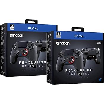 Amazon Com Nacon 2 Pack Controller Esports Revolution Unlimited Pro V3 Ps4 Pc Wireless Wired Nacon 311608 Team Bundle Computers Accessories