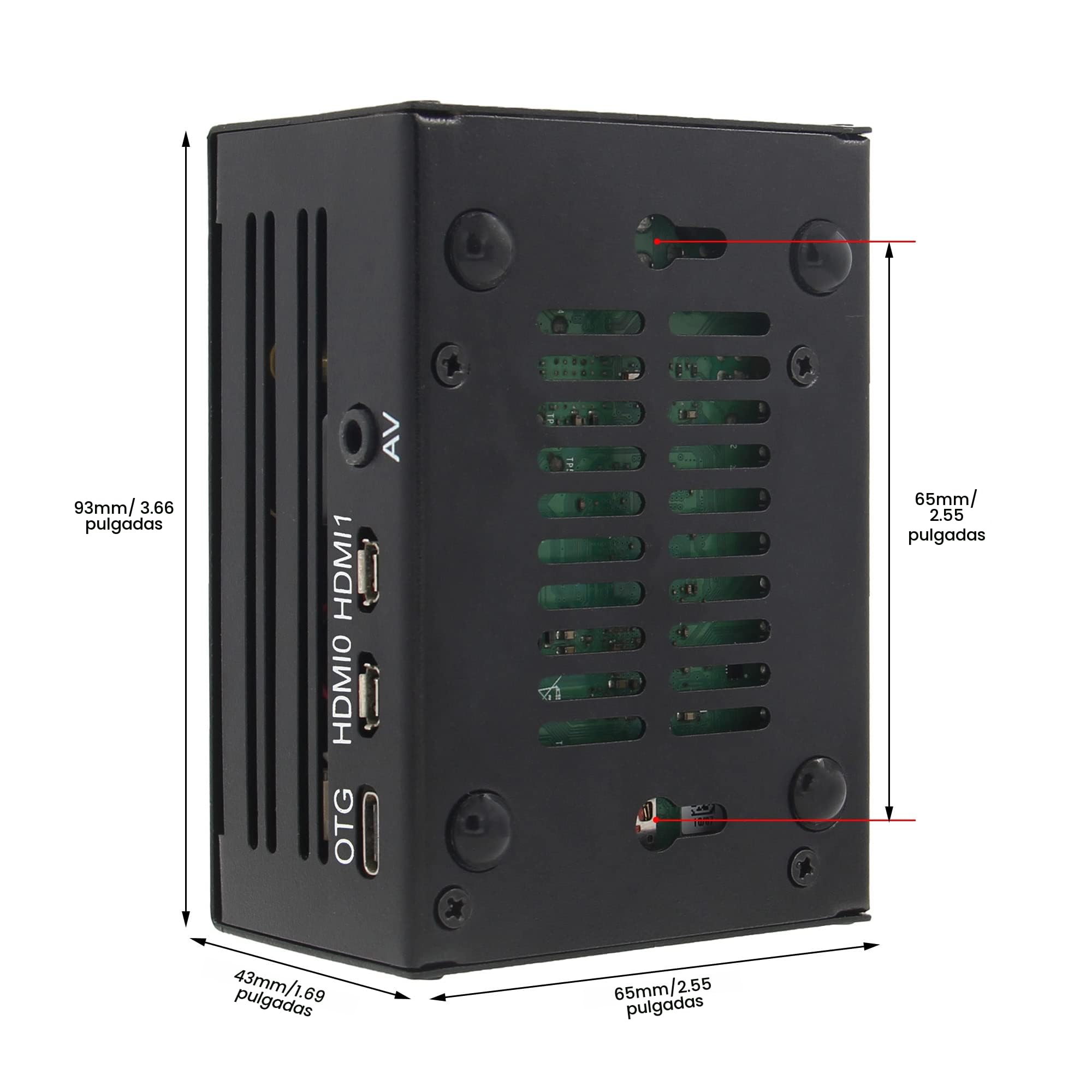 Geekworm KVM-A3 Kit for Raspberry Pi 4 Open Source KVM Over IP (Only Support V3 OS)