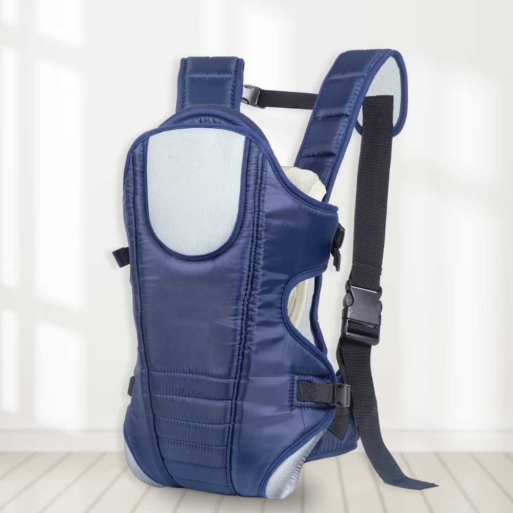 Avira Premium Baby Carrier for 0 to 3 Years with Hip Seat,Light-Weight & Safe and Adjustable New-Born to Toddler Carrier Bag with Cushioned Support – Ideal for Travelling and Daily Use (Blue) Avira Premium Baby Carrier for 0 to 3 Years with Hip Seat,Light-Weight & Safe and Adjustable New-Born to Toddler Carrier Bag with Cushioned Support – Ideal for Travelling and Daily Use (Blue)