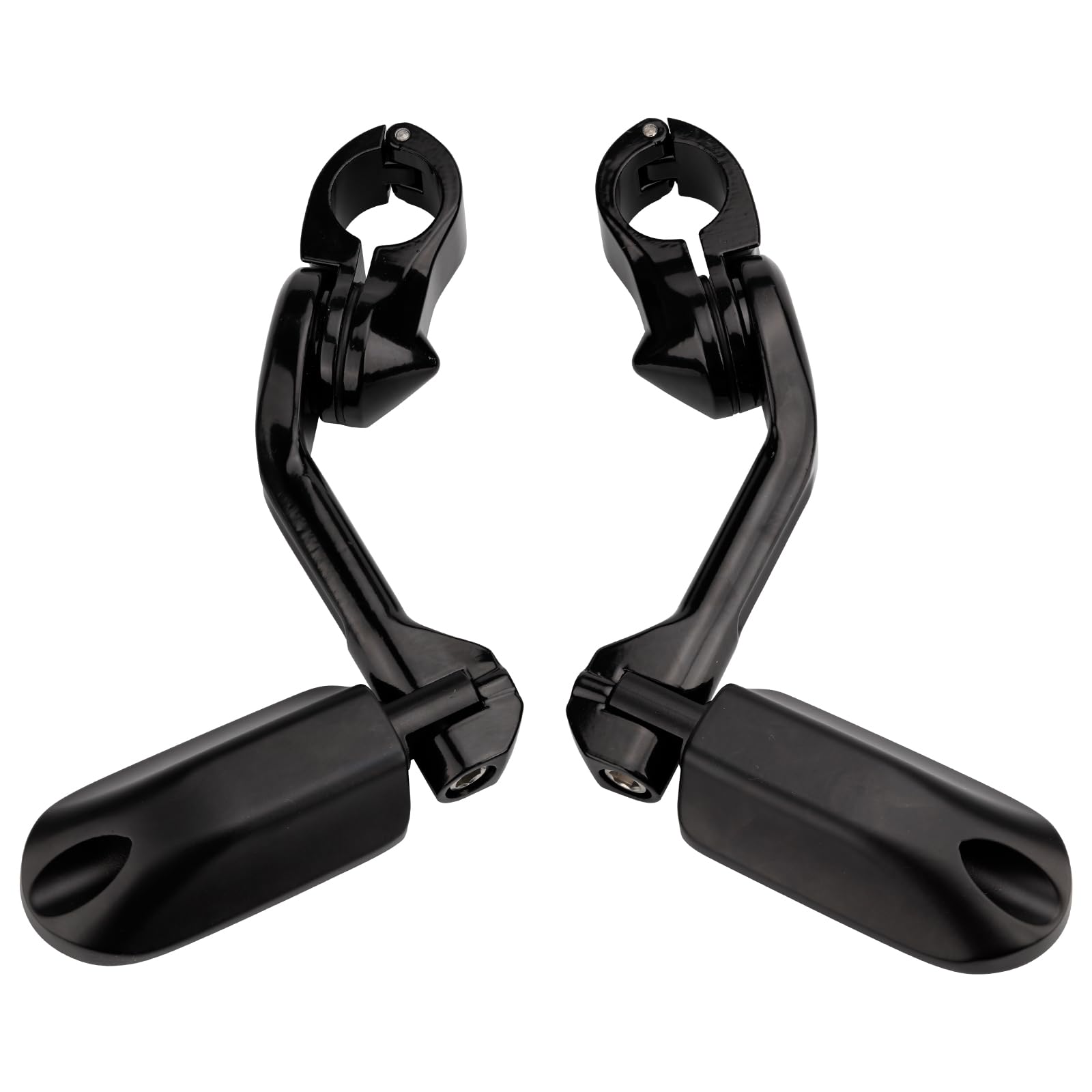 Motorcycle Highway Pegs Foot Rests Fit 1.25" Engine Guard